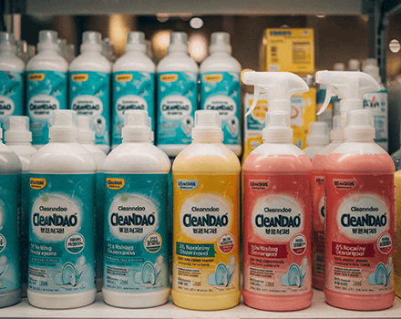 친환경 세제 사용